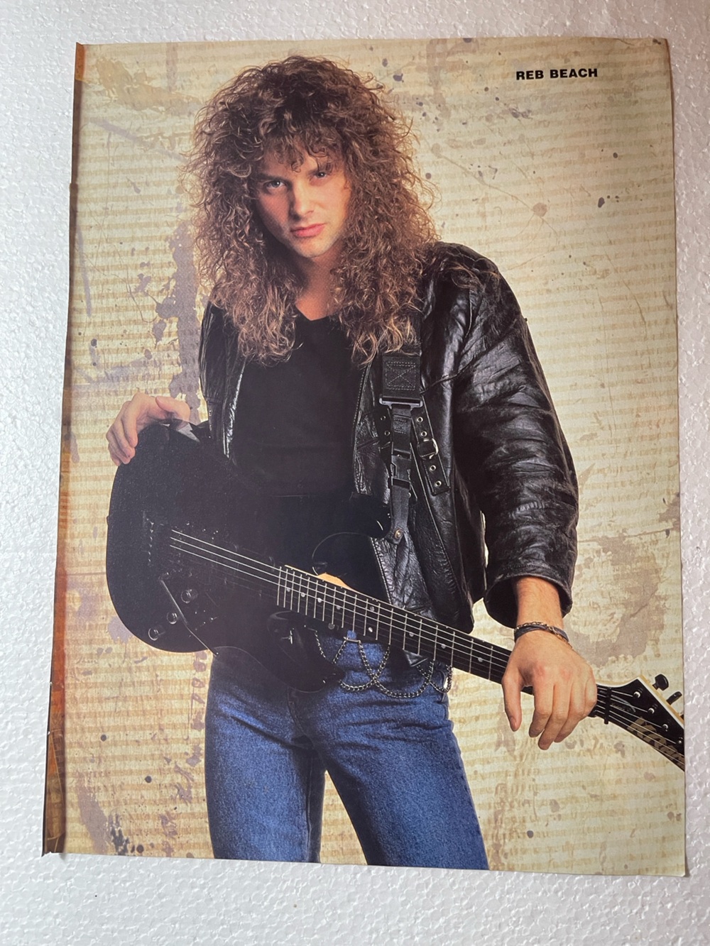 Winger’s Reb Beach pinup
